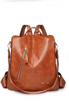 Marcy Zipper Pocket Backpack-