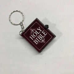 Mini Bible Keychain Book Pendant