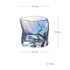 Unique Irregular-Shaped Whiskey Glass