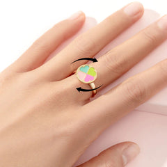 Rotatable Fidget Anxiety Ring