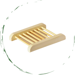 Bamboo Soap Bar Dish. Eco-Friendly