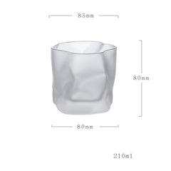 Unique Irregular-Shaped Whiskey Glass