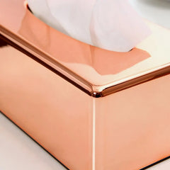 Elegant Royal Rose Gold Tissue Box