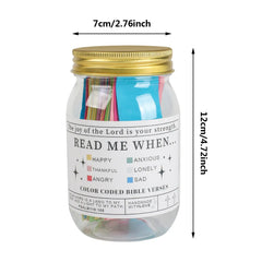 Bible Verse Jar Devon, Bible Verse Label Jar Ornament