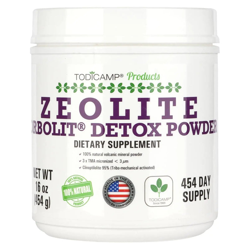 Zeolite Detox Powder 1 lb Clinoptilolite Zeolite Powder Sorbolit 1 2 µm Zeolite