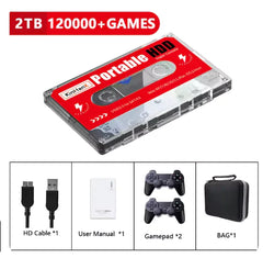 Plug And Play Retro Gaming HDD With 11K-12K Games For PS3/PS2/PS1/GameCube/DC External Hard Drives For Gaming PC