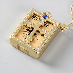 Mini Bible Keychain Book Pendant