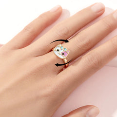 Rotatable Fidget Anxiety Ring