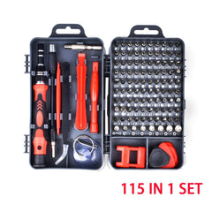 115-in-1 Precision Screwdriver Set for Mobile Phone and Watch Repair