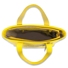 Sprout Leather Tote -Lemon