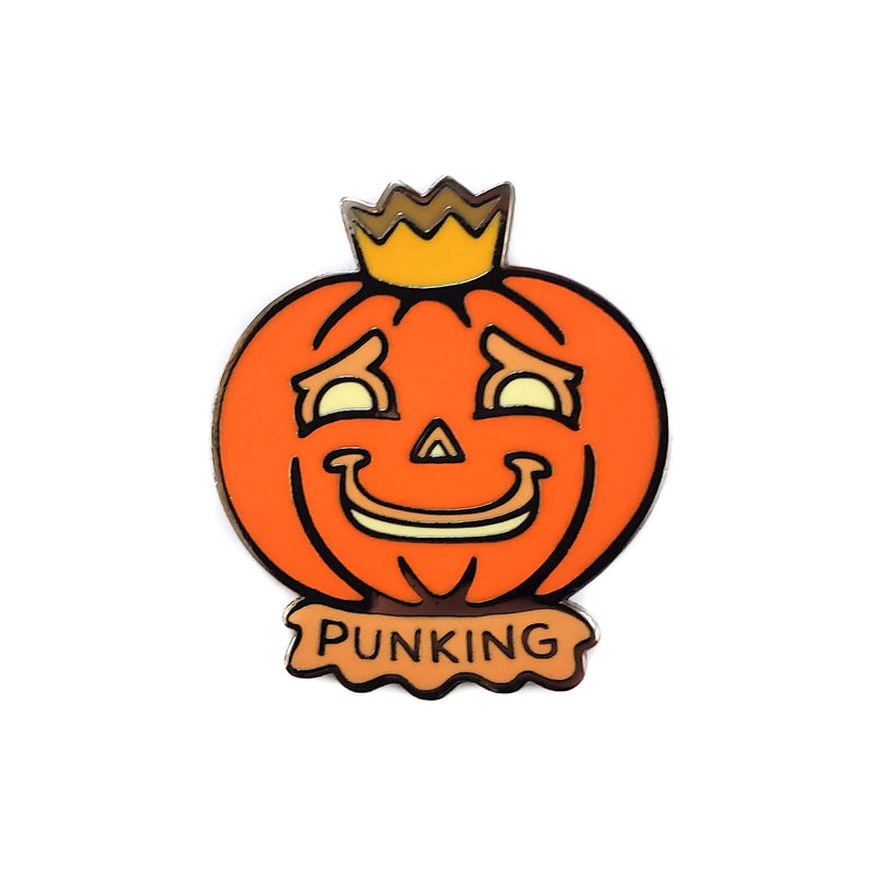 Pun King Pumpkin Golf Ball Marker