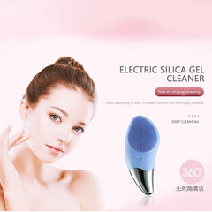 Wireless Silicone Facial Cleansing Massage Brush