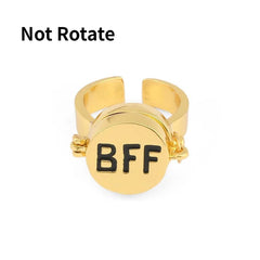 Rotatable BFF Fidgets Ring Spinner