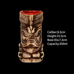 Hawaii Ceramic Tiki Mugs