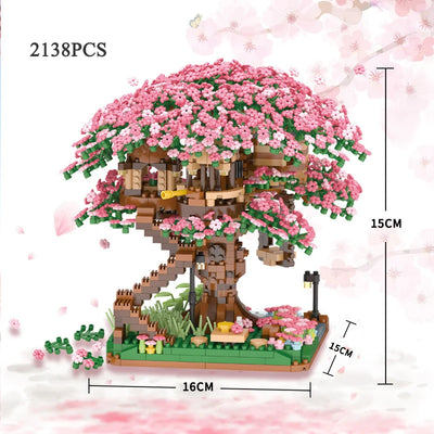 3D Sakura Flower Treehouse