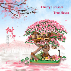 3D Sakura Flower Treehouse